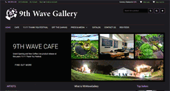 Desktop Screenshot of 9thwavegallery.com